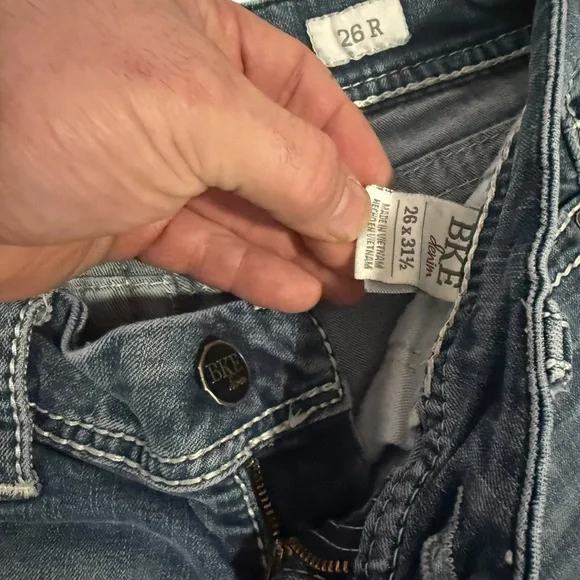 BKE Women’s Faded Blue Skinny Jeans - Picture 5 of 7